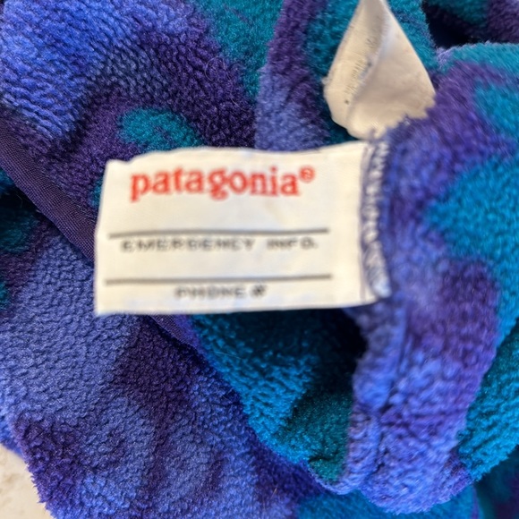 Vintage Patagonia fleece pullover kids size 6 VGUC - Picture 7 of 7